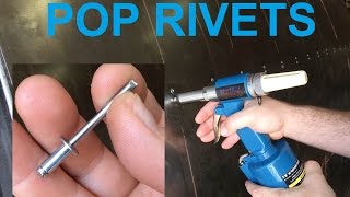 Blind Rivet Removal amp Installation [upl. by Fidelity]