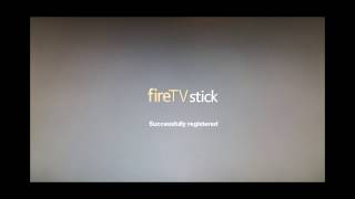 How to Register the Amazon FireTV Stick [upl. by Mckale]