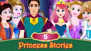 पाँच परियों की कहानियां  5 Princess Stories For Kids  Hindi Kids Stories Collection  Fairy Tales [upl. by Ehr]