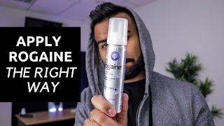 How To Apply Rogaine THE RIGHT WAY [upl. by Mic]