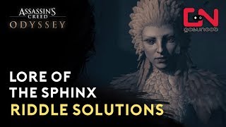 Assassins Creed Odyssey  Sphinx Riddle Solutions [upl. by Ameline]