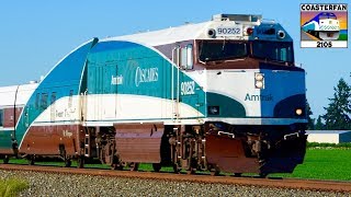 Amtrak Cascades Trains in Oregon [upl. by Odysseus]