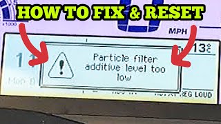 Citroen P1446 Particle Filter Additive Too Low FIXED Using Autel Step By Step [upl. by Ondine]