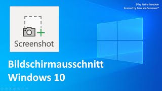 Bildschirmausschnitt Windows 10 [upl. by Bozovich684]