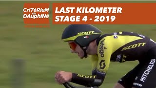 Last Kilometer  Stage 4  Critérium du Dauphiné 2019 [upl. by Sheffield]