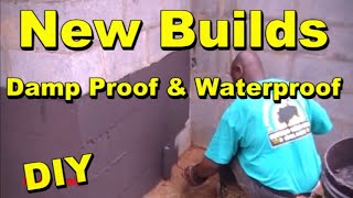 How to Damp Proof and Waterproof the Foundation [upl. by Roxi758]