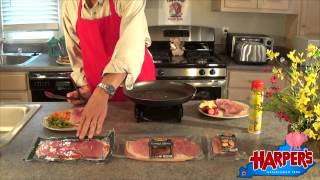 Cooking Country Ham in a Skillet [upl. by Remas]