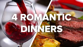 4 Romantic Dinners For Date Night [upl. by Trilley]