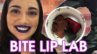 Creating A Custom Lipstick At The Bite Lip Lab [upl. by Ailev696]