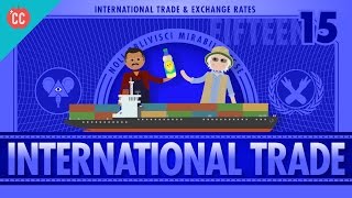 Imports Exports and Exchange Rates Crash Course Economics 15 [upl. by Ethelind]