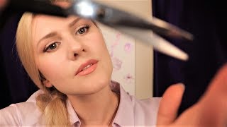 ✂️ Sleepinducing Haircut 💇 ASMR  Shampoo  Page Flipping  Scissors [upl. by Snej]