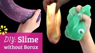 DIY Slime without Borax  Liquid Starch Recipe  Sea Lemon [upl. by Dibrin]