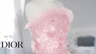 Miss Dior Rose N’Roses the new fragrance – The SavoirFaire behind the creation of the new dress [upl. by Ayatal]