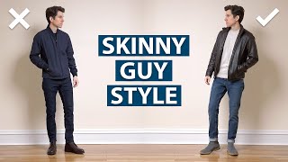 9 Style Tips for Skinny Guys How to Look More Muscular [upl. by Muriel]