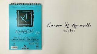 Review Canson XL Aquarelle [upl. by Consuelo]