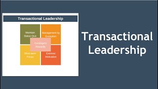 Transactional Leadership Theory Explained [upl. by Margetts]