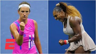 Serena Williams loses to Victoria Azarenka in the semifinals  2020 US Open Highlights [upl. by Cower997]