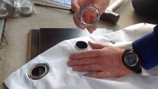 How to attach eyelets into curtains [upl. by Brana]