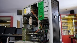 HP Workstation Z400 Inside [upl. by Charlet847]