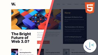 News Homepage  Frontend Mentor Challenge [upl. by Asserac624]