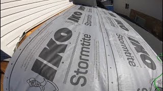 How To Install Roofing Underlayment Shingling [upl. by Anahgem]