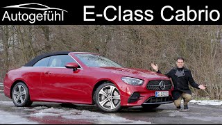 The dream convertible Mercedes EClass Cabriolet E450 FULL REVIEW 2021 A238 [upl. by Shamus]