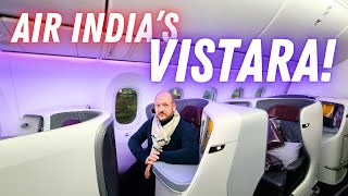 Vistara B787 Business Class Frankfurt to Mumbai  Vistara and Air Indias Future [upl. by Oiretule65]