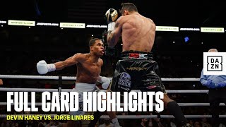 FULL CARD HIGHLIGHTS  Devin Haney vs Jorge Linares [upl. by Laved]