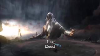 Zeus vs Kratos with lyrics  God of War 2 Soundtrack [upl. by Moria]