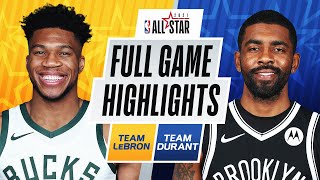 TeamLeBron vs TeamDurant  FULL GAME HIGHLIGHTS  2021 NBAAllStar [upl. by Naesad362]