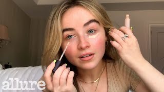 Sabrina Carpenters 10 Minute Makeup Routine For Natural Light  Allure [upl. by Catina]