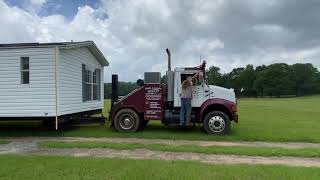 Moving a mobile home [upl. by Chlores]