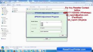 Reset Epson L382L386L486  Epson L382386486 Adjustment Program [upl. by Holman467]