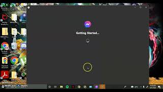 How to fix stuck Getting Started on Messenger desktop [upl. by Animsaj490]