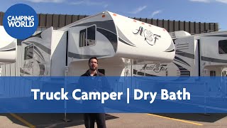 2017 Arctic Fox 1140  Truck Camper  Elegant Truffle  RV Review [upl. by Adora]