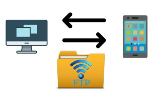 Wireless File Transfer between PC amp SmartPhone  WiFi Ftp Server [upl. by Epuladaugairam]