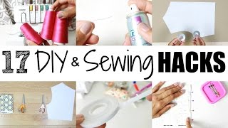 17 DIY amp Sewing Hacks  Tips [upl. by Eseerahs503]