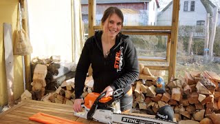 STIHL ms400c chainsaw  first impressions [upl. by Anit]