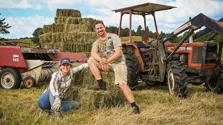 How We Make Hay in Rural NZ  FULL PROCESS [upl. by Johen]