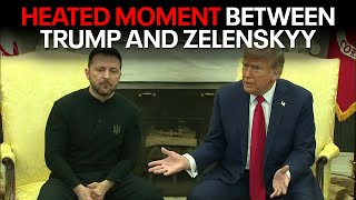 Trump Zelensky meeting FULL fiery exchange at White House [upl. by Einneb359]