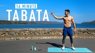 16 MINUTE TABATA WORKOUT  FullBody  No Equipment w Ash Crawford [upl. by Pierpont]