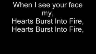 Hearts Burst Into Fire With Lyrics [upl. by Vidovik356]