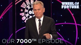 Our 7000th Episode  Wheel of Fortune [upl. by Eibot]