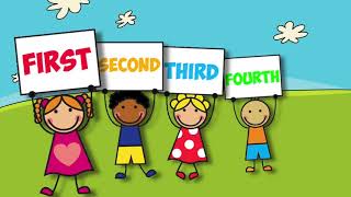 Ordinal Numbers Song 1 [upl. by Aggie]