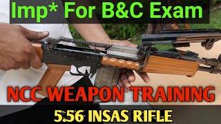 556 INSAS  Parts Kholana amp Jorana  NCC WEAPON TRAINING [upl. by Lamiv]