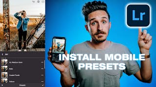 How to install presets to Lightroom Mobile  FREE PRESET [upl. by Alarice170]