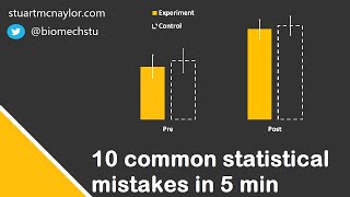 Ten Statistical Mistakes in 5 Min [upl. by Alviani]