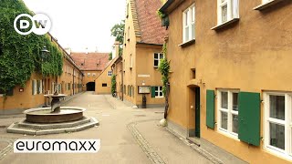 The Fuggerei Why You Can Live In One Of These Idyllic Medieval Houses – For Just 88 Cents [upl. by Nerrual]