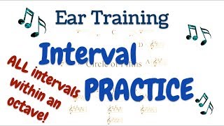 Ear Training Interval Practice  All Intervals [upl. by Archibaldo97]