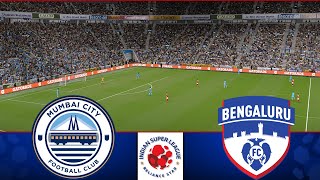 Mumbai City FC vs Bengaluru FC  ISL 202425  eFootball Match [upl. by Dagley]